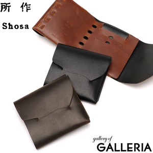 最大23％還元★6/23限定｜【商品レビューで＋5％】所作 財布 Shosa ショサ cp3.5 cp ウォレット 3.5 三つ折り財布 コンパクト 本革 短財