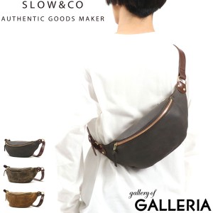 【商品レビューで＋5％】スロウ ボディバッグ SLOW kudu leather-fanny pack 本革 日本製 300S130J