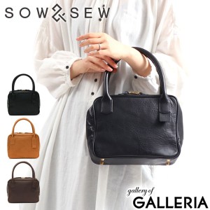 【商品レビューで＋5％】ハンドバッグ L レディース トートバッグ ミニトートバッグ SHRINK LEATHER SOW&SEW ソウアンドソウ PB-BB02