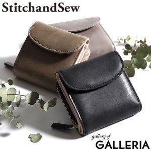 【商品レビューで＋5％】ステッチアンドソー 財布 StitchandSew 三つ折り財布 本革 レザー レディース 日本製 CP103