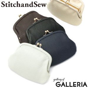 最大23％還元★6/13限定｜【商品レビューで＋5％】ステッチアンドソー 財布 StitchandSew がま口財布 本革 レザー レディース 日本製 CW1