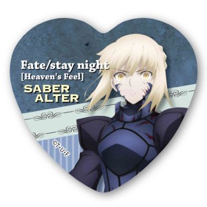 送料無料！Fate/stay night [Heavens Feel]◆ハート缶バッジ◆3 セイバーオルタ◆新品◆