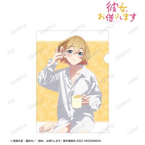 TVアニメ『彼女、お借りします』 描き下ろしイラスト 七海麻美 彼シャツver. クリアファイル 新品 送料無料