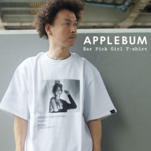 新品 アップルバム APPLEBUM Ear Pick Girl T-shirt Tシャツ WHITE 半袖Tシャツ