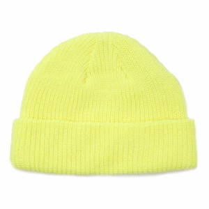 【数量限定特別価格】 新品 リニュー re:new Low Watch Beanie ビーニー ニットキャップ NEON YELLOW ネオンイエロー 無地 ヘッドウェア