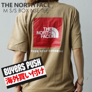 新品 ザ ノースフェイス THE NORTH FACE M S/S BOX NSE TEE ボックス Tシャツ KELP TAN タン ベージュ BUYERS PUSH 半袖Tシャツ