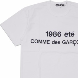新品 コムデギャルソン CDG COMME des GARCONS STAFF COAT PRINT TEE Tシャツ WHITE ホワイト 白 半袖Tシャツ