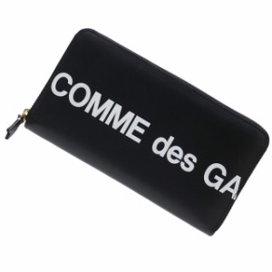 新品 コムデギャルソン COMME des GARCONS Huge Logo Long Wallet 長財布 BLACK ブラック 黒 グッズ