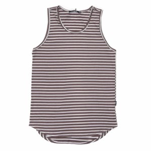 【数量限定特別価格】 新品 ラスティックダイム RUSTIC DIME STRIPED TANK TOP ボーダー タンクトップ BROWN ブラウン TOPS