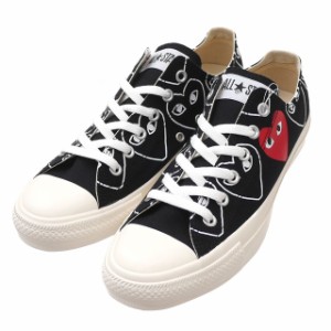 新品 プレイ コムデギャルソン PLAY COMME des GARCONS x コンバース CONVERSE ALL STAR OX PCDG オールスター スニーカー BLACK ブラッ