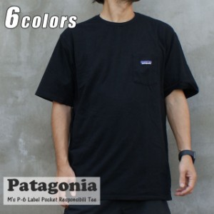 新品 パタゴニア Patagonia Ms P-6 Label Pocket Responsibili Tee P-6ラベル ポケット レスポンシビリ Tシャツ 37406 メンズ レディース