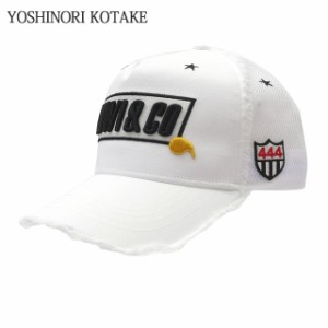 新品 ヨシノリコタケ YOSHINORI KOTAKE x キウィアンドコー KIWI&CO. TWILL MESH CAP キャップ WHITE ホワイト 白 ヘッドウェア