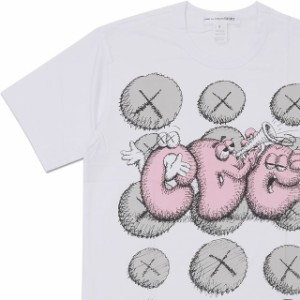 新品 コムデギャルソン シャツ COMME des GARCONS SHIRT x カウズ KAWS CDG T-Shirt 1 Tシャツ WHITE ホワイト 白 半袖Tシャツ