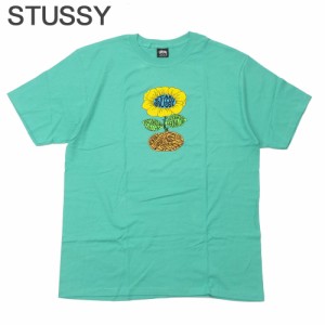 新品 ステューシー STUSSY Sunflower Tee Tシャツ GREEN グリーン 緑 半袖Tシャツ