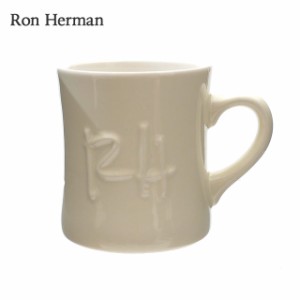 新品 ロンハーマン Ron Herman Emboss Logo Mug マグカップ OFF WHITE オフホワイト 白 グッズ