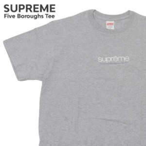 新品 シュプリーム SUPREME Five Boroughs Tee Tシャツ GRAY グレー 灰色 半袖Tシャツ