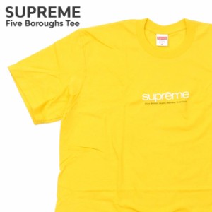 新品 シュプリーム SUPREME Five Boroughs Tee Tシャツ YELLOW イエロー 黄色 半袖Tシャツ