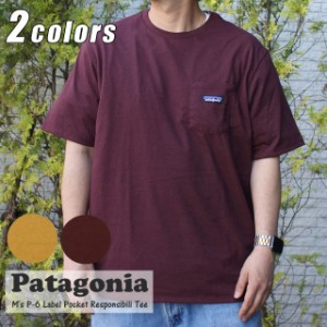 新品 パタゴニア Patagonia Ms P-6 Label Pocket Responsibili Tee P-6ラベル ポケット レスポンシビリ Tシャツ 37406 アウトドア キャン