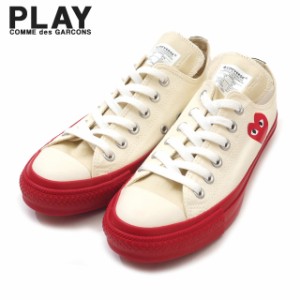 新品 プレイ コムデギャルソン PLAY COMME des GARCONS x コンバース CONVERSE ALL STAR OX PCDG オールスター スニーカー WHITE ホワイ