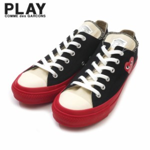 新品 プレイ コムデギャルソン PLAY COMME des GARCONS x コンバース CONVERSE ALL STAR OX PCDG オールスター スニーカー BLACK ブラッ