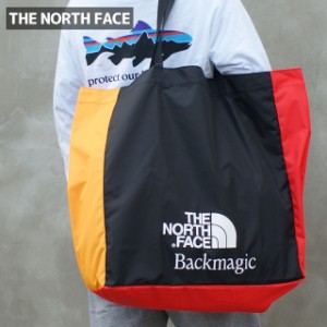 新品 ザ・ノースフェイス THE NORTH FACE Backmagic 店舗限定 BM LOOP Tote L トートバッグ KJ(ブラックxジューシーレッドxノックアウト