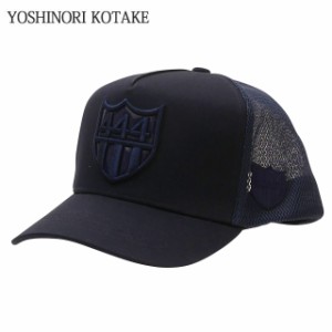 新品 ヨシノリコタケ YOSHINORI KOTAKE x バーニーズ ニューヨーク BARNEYS NEWYORK BLACK LINE 444 ENAMEL MESH CAP キャップ NAVYｘNAV