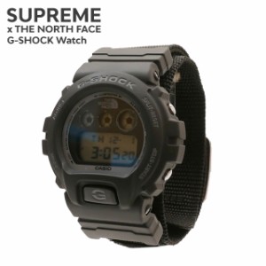 新品 シュプリーム SUPREME x ザ ノースフェイス THE NORTH FACE x カシオ CASIO G-SHOCK DW-6900 Gショック 腕時計 BLACK ブラック 黒 