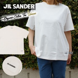 新品 ジルサンダー+ JIL SANDER+ オーガニックコットン Tシャツ WHITE ホワイト 白 半袖Tシャツ