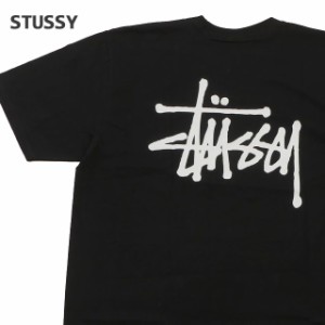 新品 ステューシー STUSSY BASIC STUSSY TEE Tシャツ BLACK ブラック 黒 半袖Tシャツ