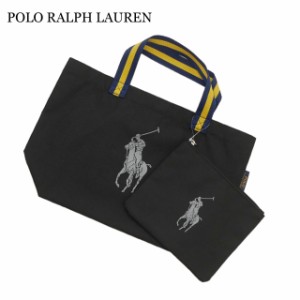 新品 ポロ ラルフローレン POLO RALPH LAUREN PONY Shopping Tote トートバッグ BLACK ブラック 黒 グッズ