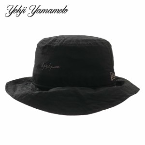 新品 ヨウジヤマモト Yohji Yamamoto x ニューエラ NEW ERA PERTEX BUCKET-03 HAT バケット ハット BLACK ブラック 黒 ヘッドウェア