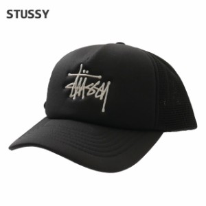 新品 ステューシー STUSSY BIG BASIC TRUCKER CAP キャップ BLACK ブラック 黒 ヘッドウェア