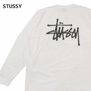 新品 ステューシー STUSSY BASIC STUSSY LS TEE 長袖Tシャツ WHITE ホワイト 白 TOPS