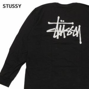 新品 ステューシー STUSSY BASIC STUSSY LS TEE 長袖Tシャツ BLACK ブラック 黒 TOPS
