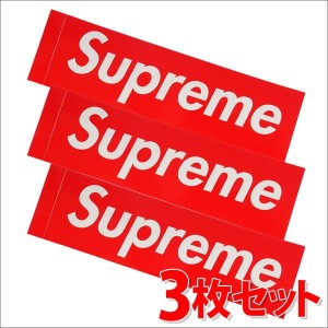 新品 シュプリーム SUPREME Box Logo Sticker 3枚セット RED レッド BOXロゴ ボックスロゴ ステッカー ストリート スケート スケーター 