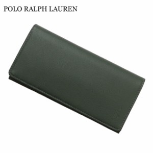 新品 ポロ ラルフローレン POLO RALPH LAUREN P-1011ORIN LEATHER LONG WALLET レザー ロング ウォレット 長財布 長札入れ 二つ折り GREE