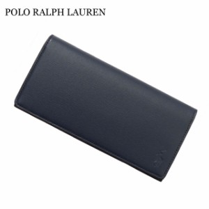 新品 ポロ ラルフローレン POLO RALPH LAUREN P-1011ORIN LEATHER LONG WALLET レザー ロング ウォレット 長財布 長札入れ 二つ折り NAVY