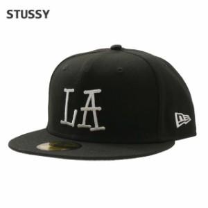 新品 ステューシー STUSSY LA NEW ERA CAP ニューエラ キャップ BLACK ブラック ヘッドウェア