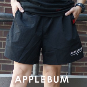 新品 アップルバム APPLEBUM Active Nylon Shorts ナイロン ショーツ BLACK ブラック 黒 パンツ