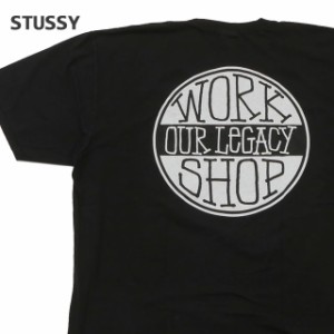 新品 ステューシー STUSSY x アワーレガシー OUR LEGACY OL DOT PIG.DYED TEE ピグメント ダイ Tシャツ BLACK ブラック 半袖Tシャツ