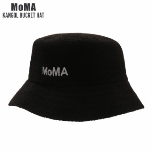 新品 モマ MoMA KANGOL BUCKET HAT カンゴール バケットハット バミューダ K3050ST BLACK ブラック ヘッドウェア