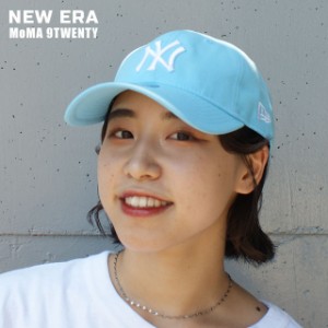 新品 ニューエラ NEW ERA x モマ MoMA ニューヨーク ヤンキース 9TWENTY CAP ストラップバック キャップ PASTEL BLUE パステルブルー ヘ