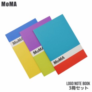 新品 モマ MoMA LOGO NOTE BOOK ロゴ ノートブック MULTI マルチ 3冊セット グッズ