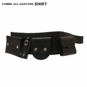 新品 コムデギャルソン シャツ COMME des GARCONS SHIRT マルチポケット レザーベルト ボディバッグ グッズ
