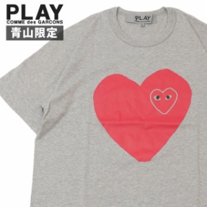新品 プレイ コムデギャルソン PLAY COMME des GARCONS 青山限定 MENS HEART IN HEART TEE Tシャツ T026 ワッペン ハート ロゴ クルーネ