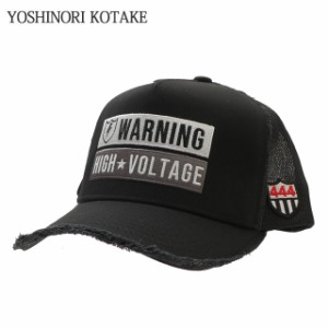 新品 ヨシノリコタケ YOSHINORI KOTAKE WARNING WAPPEN MESH CAP キャップ エンブレム ゴルフキャップ スポーツ ヘッドウェア