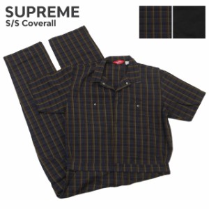 新品 シュプリーム SUPREME S/S Coverall カバーオール  オーバーオール ツナギ ストリート スケート スケーター OUTER