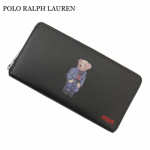 新品 ポロ ラルフローレン POLO RALPH LAUREN Polo Bear Print Round Zip Long Wallet ベア ジップ 長財布 ウォレット グッズ