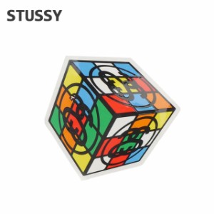 新品 ステューシー STUSSY CUBE PUZZLE STICKER ステッカー スケート ストリート エイトボール ストックロゴ ストゥーシー スチューシー 