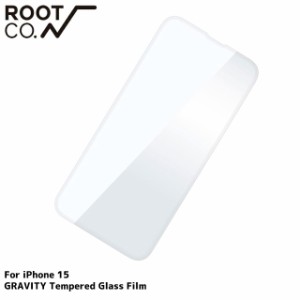 新品 ルートコー ROOT CO. GTG-437359  iPhone 15 GRAVITY Tempered Glass Film ガラスフィルム 液晶保護フィルム CLEAR クリア グッズ